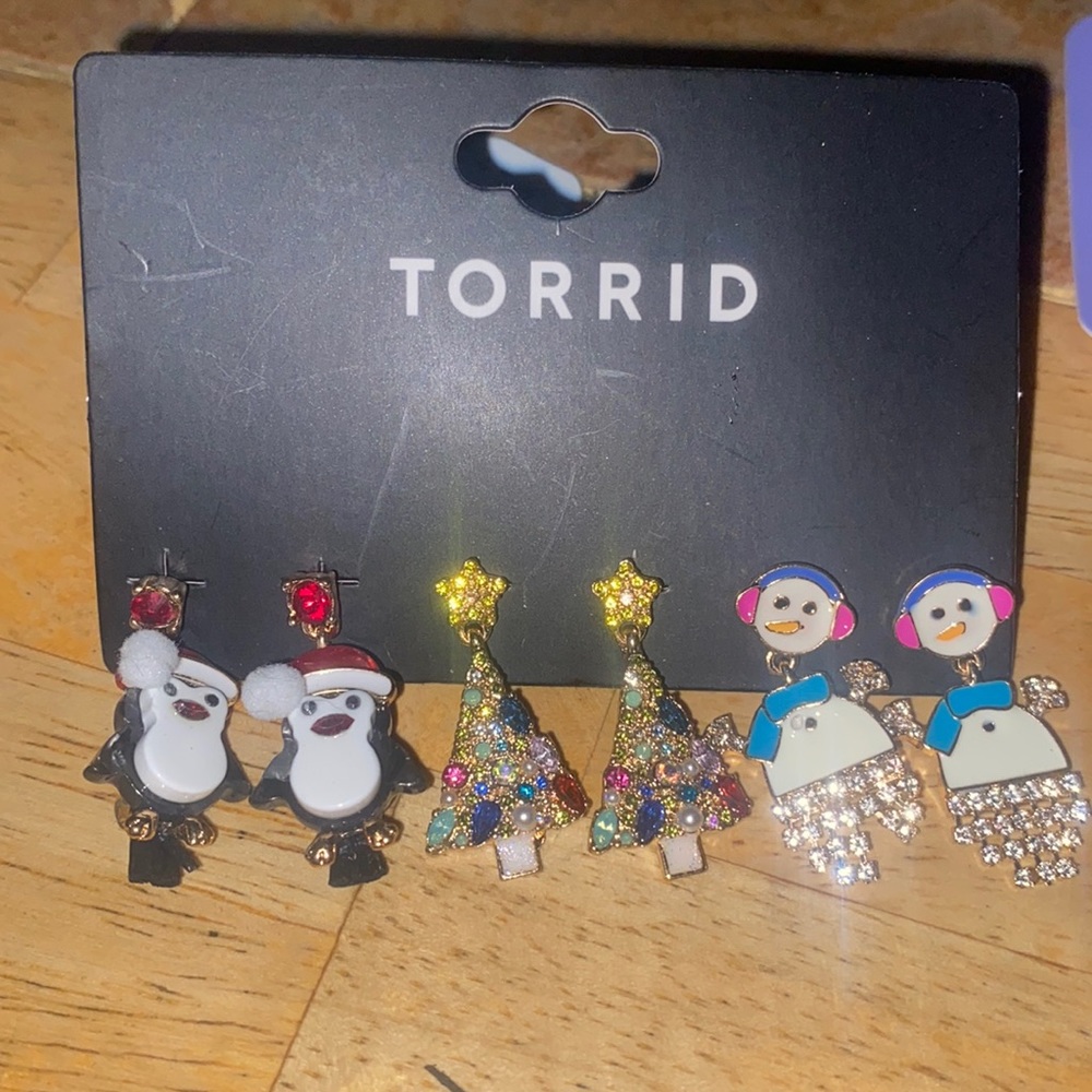 Christmas earrings